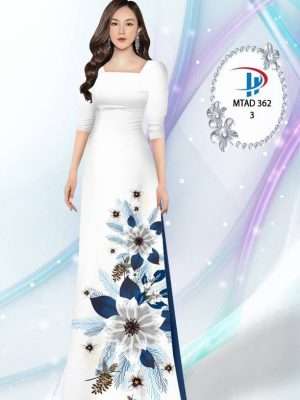 Vải Áo Dài Hoa In 3D AD MTAD362 39